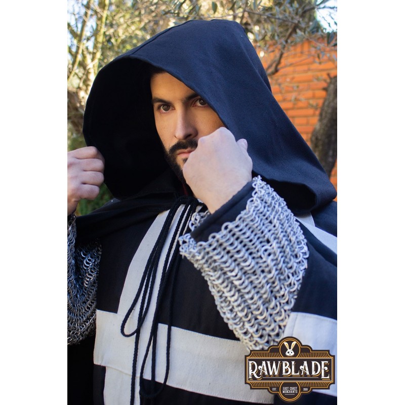 Hooded Medieval Cape – Hospitaller Hooded Medieval Cape – Hospitaller