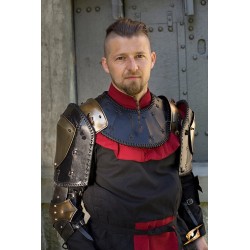 Ratio Gorget With Shoulders - Brass/Black