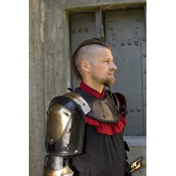 Ratio Gorget With Shoulders - Brass/Black