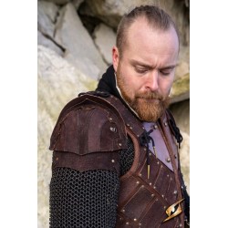 Woodsman Suede Shoulder Armour