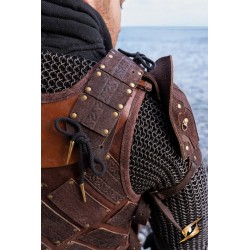 Woodsman Suede Shoulder Armour