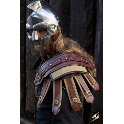 Roman Shoulder Armour - Brown