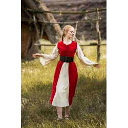 Vestido medieval de algodón "Ilse"