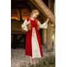 Vestido medieval de algodón "Ilse"