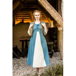 Vestido medieval de algodón "Ilse"