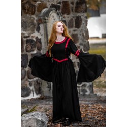 Vestido con capucha de viscosa "Isolda"