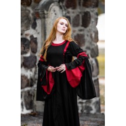 Vestido con capucha de viscosa "Isolda"