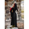 Vestido con capucha de viscosa "Isolda"