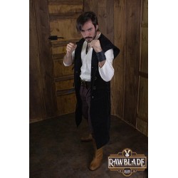 Jules long Leather Jerkin