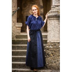 Blusa medieval de manga corta "Verena"