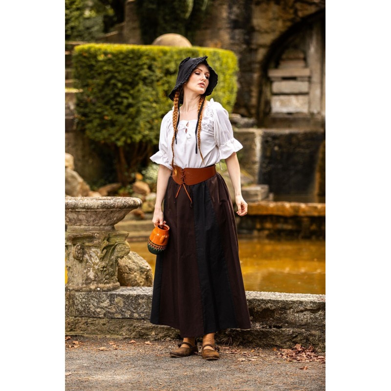 Blusa medieval de manga corta "Verena" Blusa medieval de manga corta "Verena"