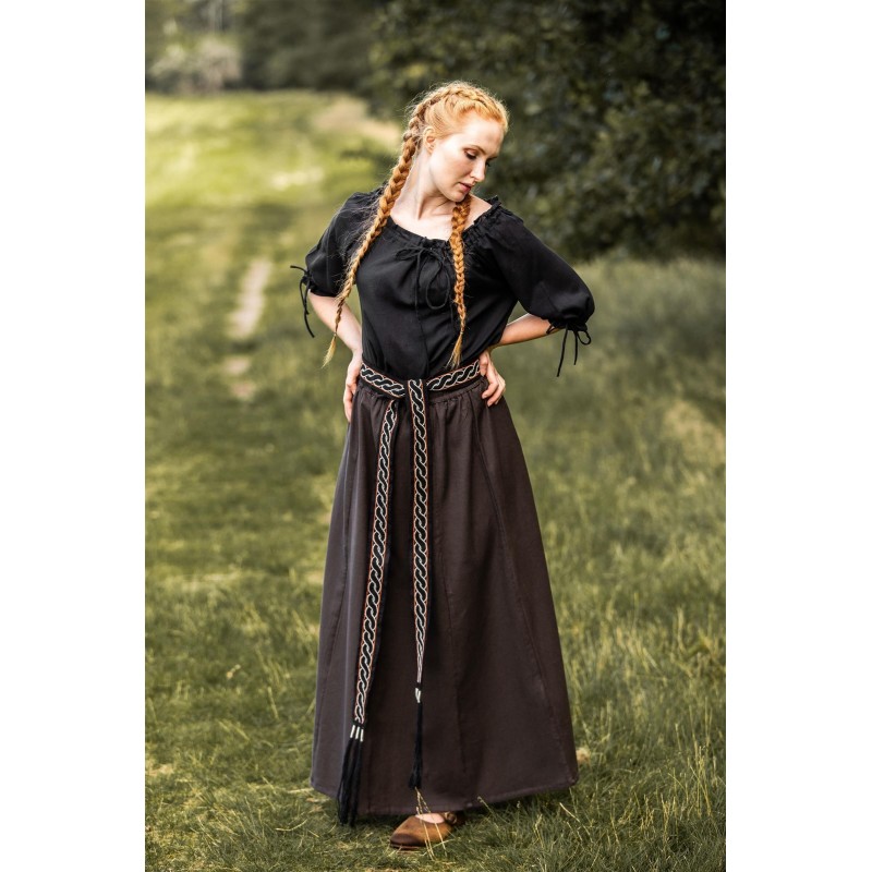 Blusa medieval de manga corta "Vera" Blusa medieval de manga corta "Vera"