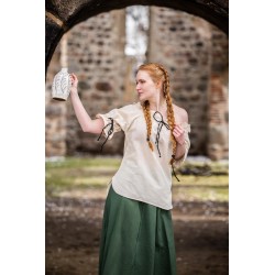 Blusa medieval "Amelia" Natural