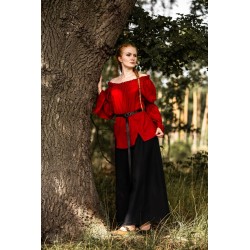 Clásica blusa medieval de algodón "Coletta"