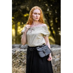 Blusa medieval de manga corta "Otilia"